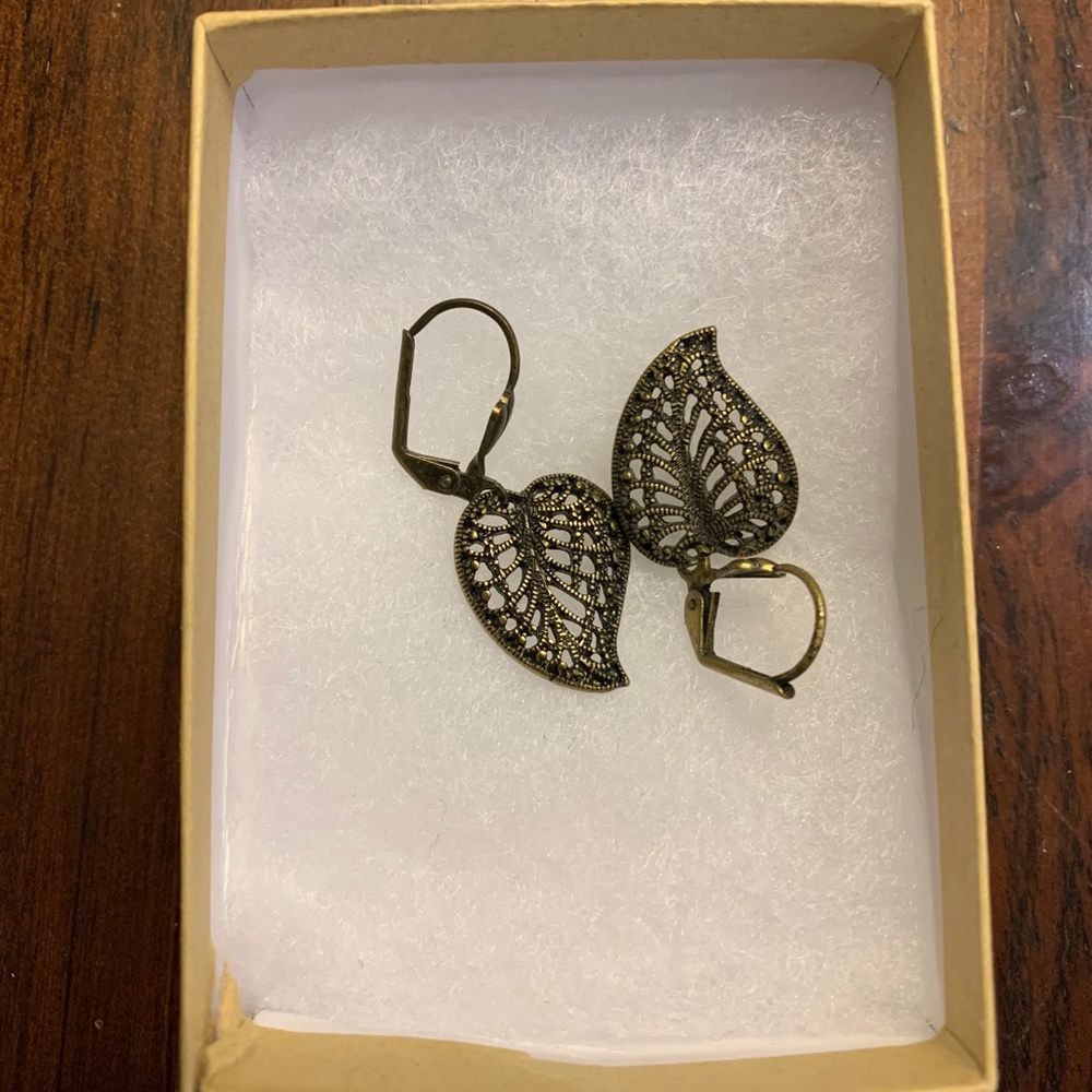 Boho Leaf Earrings